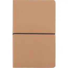 Peja Santhome A5 Recycled PU Soft Cover Notebook Tan Front